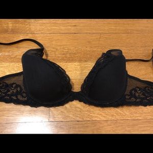 Natori Feathers Black Bra